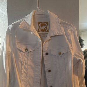 Michael Kors Cream Denim Jacket